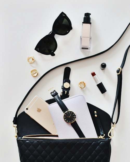 Pastel fashion flatlay cute accessories